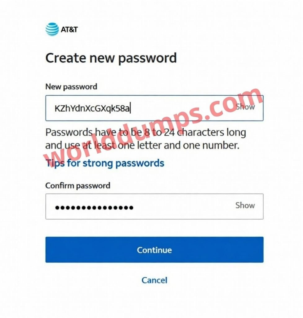 AT&T CARDING METHOD